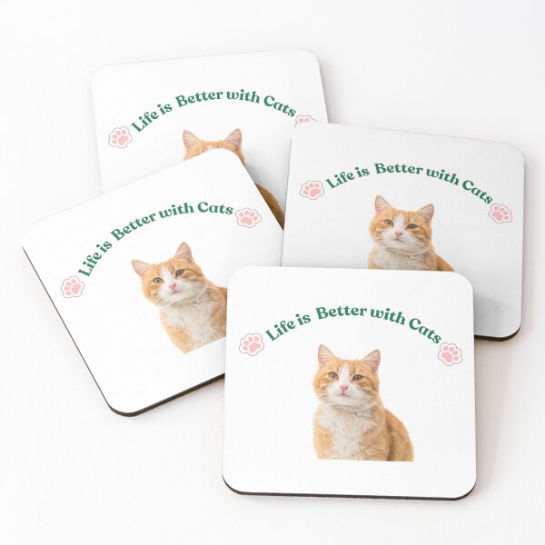 Item preview, Life is Better with Cats designed and sold by TheHowlyHusky.