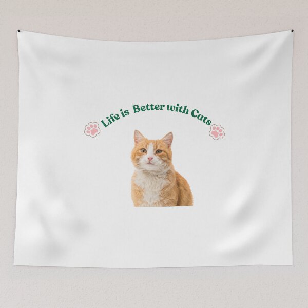 Item preview, Life is Better with Cats designed and sold by TheHowlyHusky.