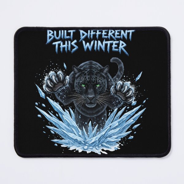 Item preview, Built Different This Winter - Black Ice Panther Winter Arc designed and sold by MegzDesign.