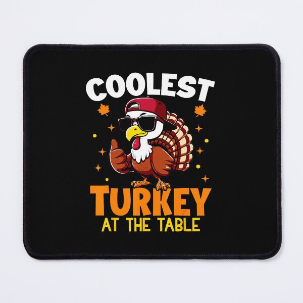 Item preview, Funny Thanksgiving Coolest Turkey At Table Kids Toddler  designed and sold by JEFDodsonArt.