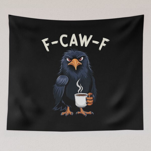 Item preview, Cuervo negro Fcawf Pájaro negro gracioso designed and sold by tadmercado.