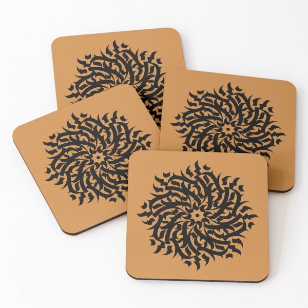 Item preview, Black calligraphic bloom designed and sold by artskill2k17.