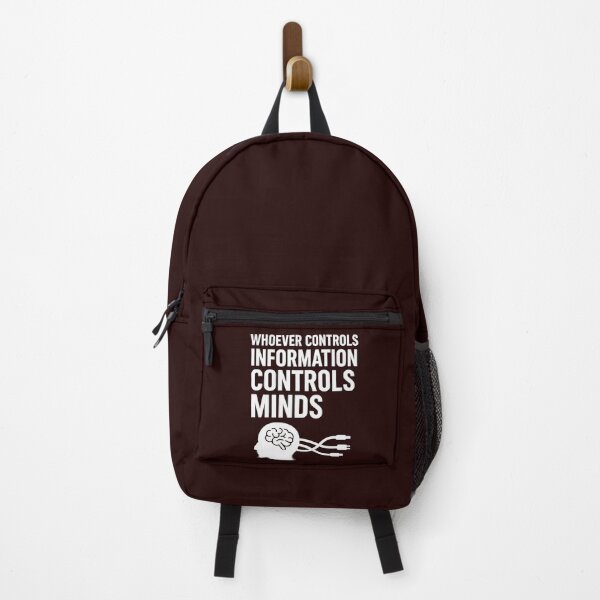 Item preview,  “Whoever Controls Information Controls Minds”  designed and sold by Les-Ink-Studio.