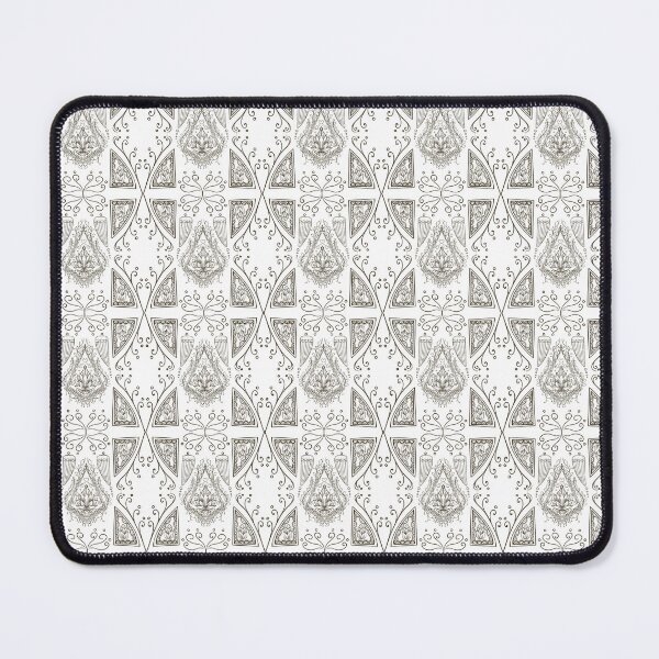 Item preview, Brown Lotus Thai Motif – Seamless Floral Pattern designed and sold by rainyhst.