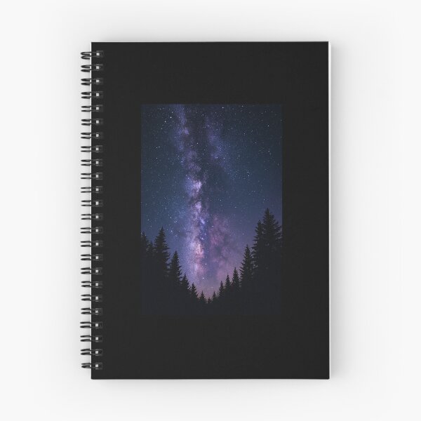 Item preview, “Dark Milky Way Over the Silent Forest” designed and sold by Konsti333.
