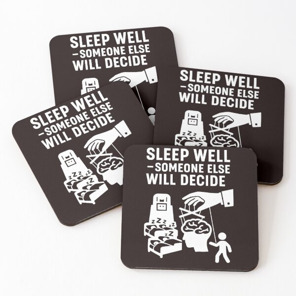 Item preview, Sleep Well — Someone Else Will Decide | Sleeping Society  designed and sold by Les-Ink-Studio.