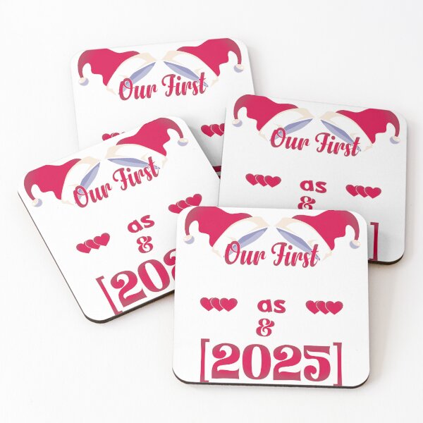 Item preview, Our First Christmas As Mr And Mrs 2025 Newlywed T-Shirt designed and sold by SP Street Print.