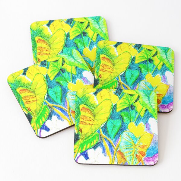 Item preview, pastel in green and yellow designed and sold by Tereza Pilar  Art.