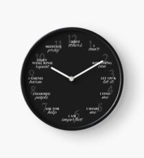 12 Schritte der Wiederherstellung Uhr Uhr