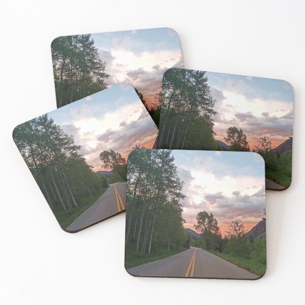 Item preview, Maroon Creek Road at Sunset, Rocky Mountains, Colorado designed and sold by tumbleweedphoto.