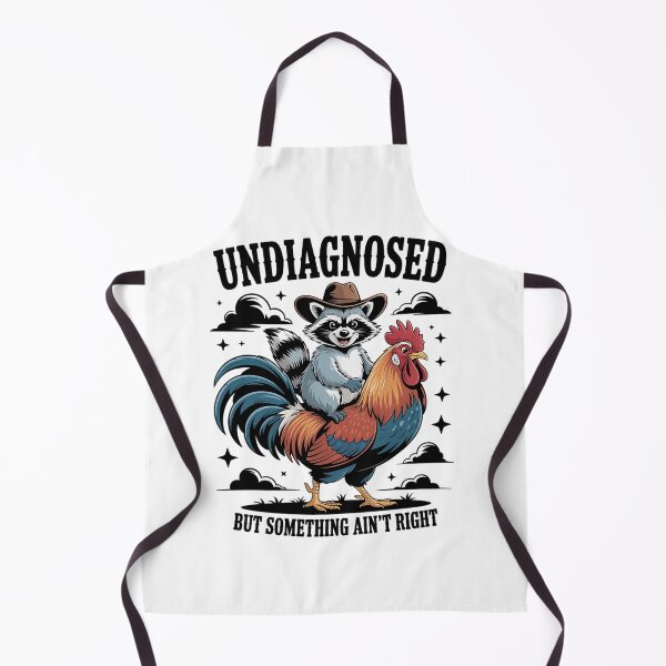 Item preview, Undiagnosed But Something Ain'T Right Raccoon Chicken designed and sold by Kcgarciaso.