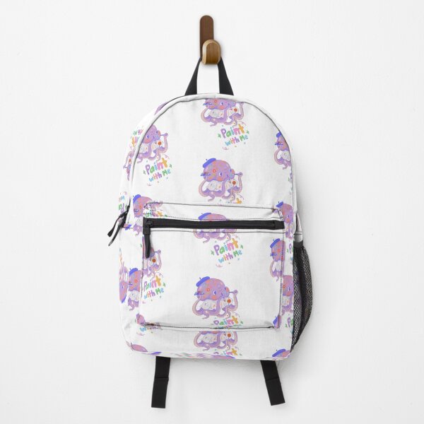 Item preview, Cute Artist Octopus – Paint With Me Illustration designed and sold by KKCreationz.