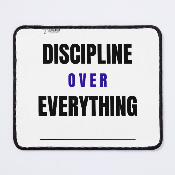Item preview, Discipline Over Everything – Motivational Mindset Quote | Hustle, Focus & Success Design designed and sold by TES TOSTE RON.