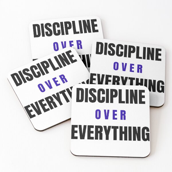 Item preview, Discipline Over Everything – Motivational Mindset Quote | Hustle, Focus & Success Design designed and sold by TES TOSTE RON.