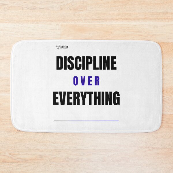 Item preview, Discipline Over Everything – Motivational Mindset Quote | Hustle, Focus & Success Design designed and sold by TES TOSTE RON.