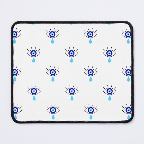 Item preview, Minimalist Evil Eye Tear Design - Blue Nazar Protection Symbol designed and sold by EniShiju.