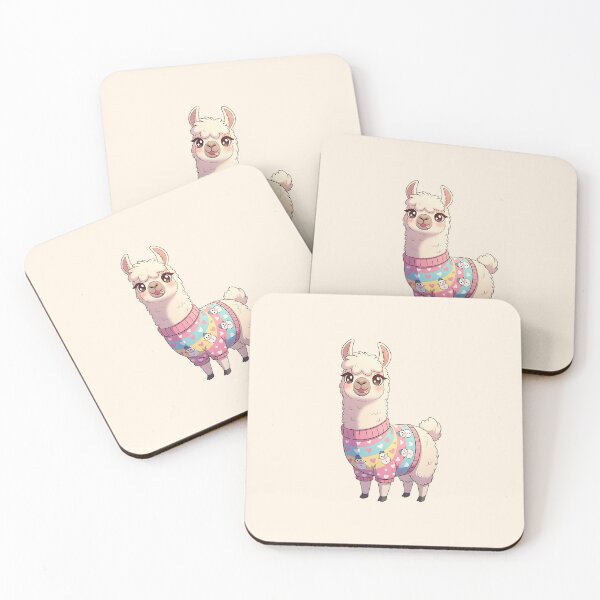 Item preview, Kawaii Llama In Christmas Sweater designed and sold by Itsheartshop.