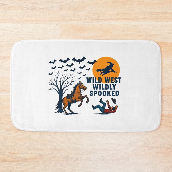 Item preview, Spooked Horse Halloween – Spooky Cowboy Graphic Gift for Men Women, Funny Wild West Equestrian designed and sold by MagicShop3000.