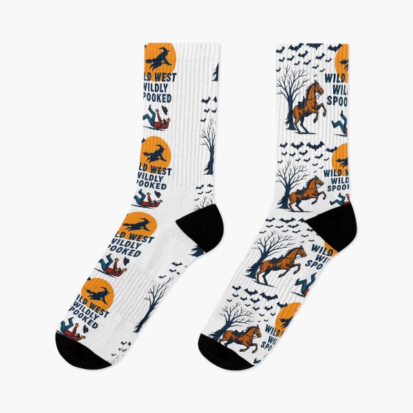 Item preview, Spooked Horse Halloween – Spooky Cowboy Graphic Gift for Men Women, Funny Wild West Equestrian designed and sold by MagicShop3000.