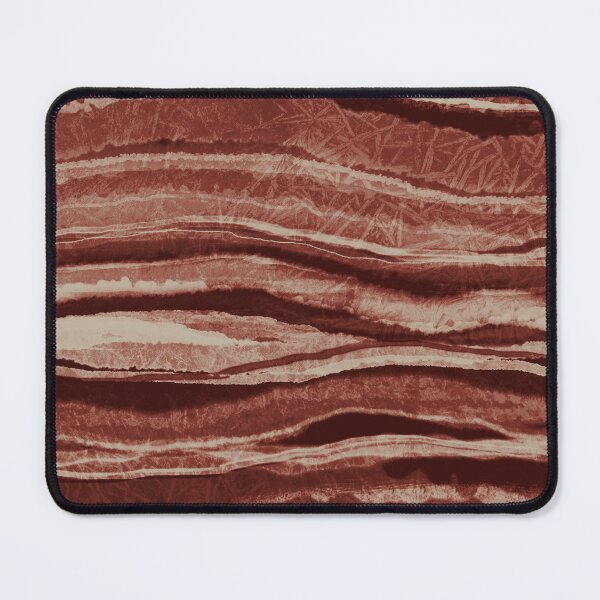 Item preview, Dark Red Almond Abstract Agate Stripe designed and sold by jocelynsart.