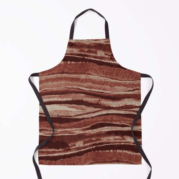 Item preview, Dark Red Almond Abstract Agate Stripe designed and sold by jocelynsart.