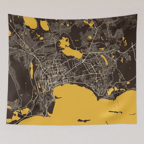 Item preview, Baku City Map of Azerbaijan - Pastel designed and sold by deMAP.