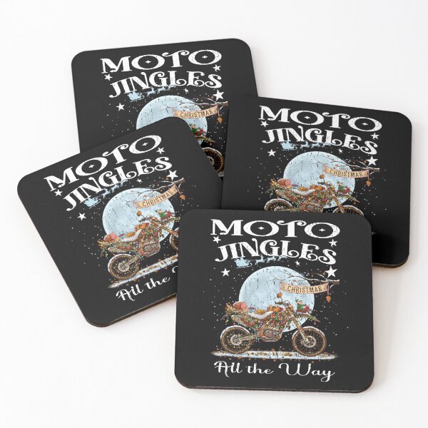 Item preview, MOTO JINGLES ALL THE WAY dual sport riders Christmas holidays Xmas dinner and trail adventures Presents and tree with the motorcycle motorbike dirt bike designed and sold by Jt41.