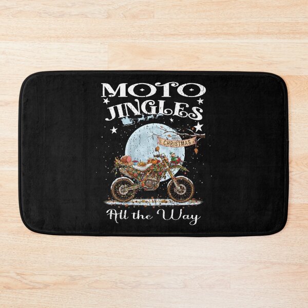 Item preview, MOTO JINGLES ALL THE WAY dual sport riders Christmas holidays Xmas dinner and trail adventures Presents and tree with the motorcycle motorbike dirt bike designed and sold by Jt41.