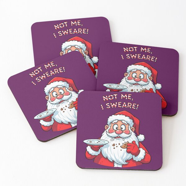 Item preview, Santa’s Cookie Crisis Funny Christmas designed and sold by Pixelzo.