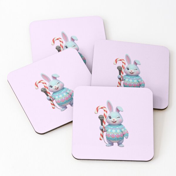 Item preview, Christmas Rabbit Singing Karaoke designed and sold by Itsheartshop.