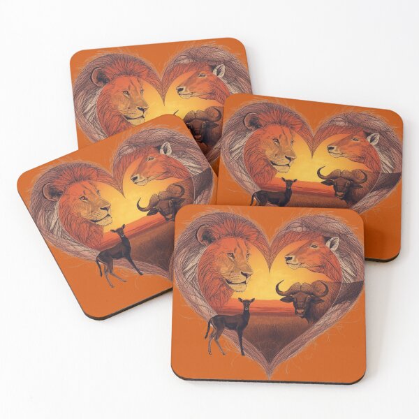 Item preview, Apex Predator Heart Fiery Safari Identity Symbol designed and sold by SavannaStrikes.