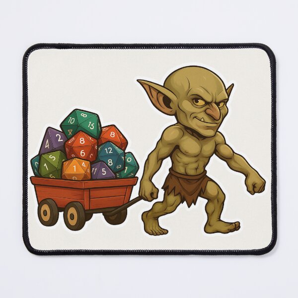 Item preview, Dice Goblin Hauler – Wagon Full Fantasy Artwork designed and sold by P.Squared.