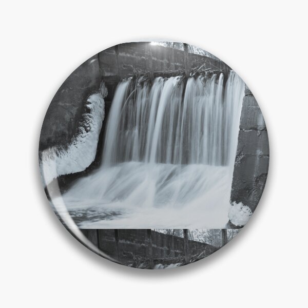 Item preview, Alton Mill Waterfall – Early Spring Serenity BnW designed and sold by Robert Alsop.
