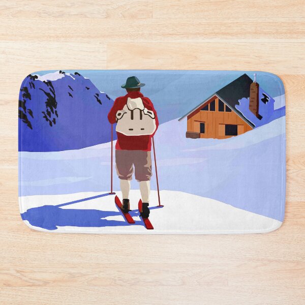 Item preview, A Cabin Waiting in the White Silence designed and sold by Roundspace3789.