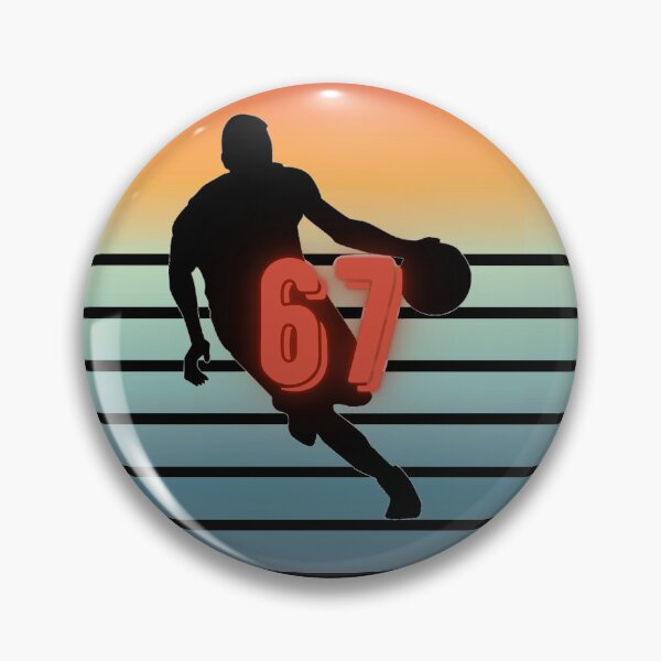 Item preview, 67 Retro Sunset Basketball Silhouette designed and sold by A-Szczesniak.