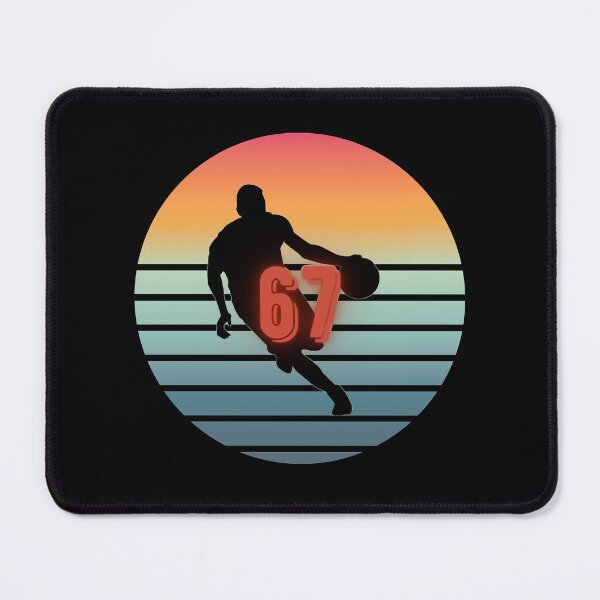 Item preview, 67 Retro Sunset Basketball Silhouette designed and sold by A-Szczesniak.