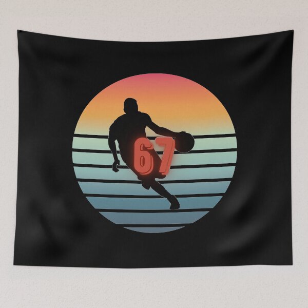 Item preview, 67 Retro Sunset Basketball Silhouette designed and sold by A-Szczesniak.
