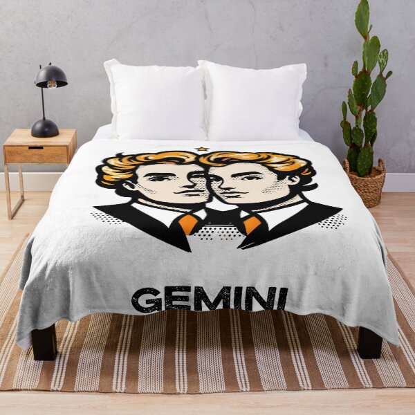 Item preview, Gemini Twins: Cosmic Duality in Style designed and sold by ForeverPrintsOK.
