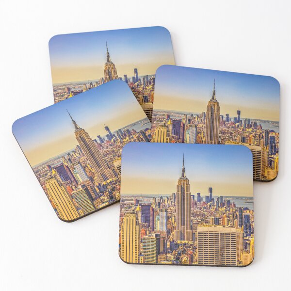 Item preview, Downtown New York City Skyline View, Warm Glow designed and sold by Paul Thompson Photography.