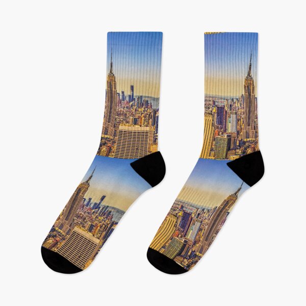 Item preview, Downtown New York City Skyline View, Warm Glow designed and sold by Paul Thompson Photography.