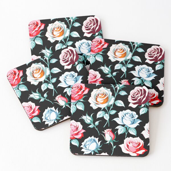 Item preview, Roses in beautiful seamless artistic design. designed and sold by MissYouONLY.
