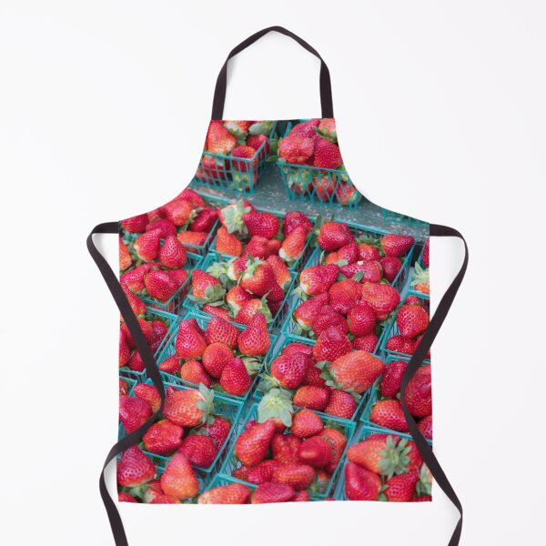 Item preview, A vibrant display of fresh strawberries at a farmers market in Sarasota, Florida, showcasing ripe berries, organic produce, colorful fruit displays designed and sold by EyezWatchin.