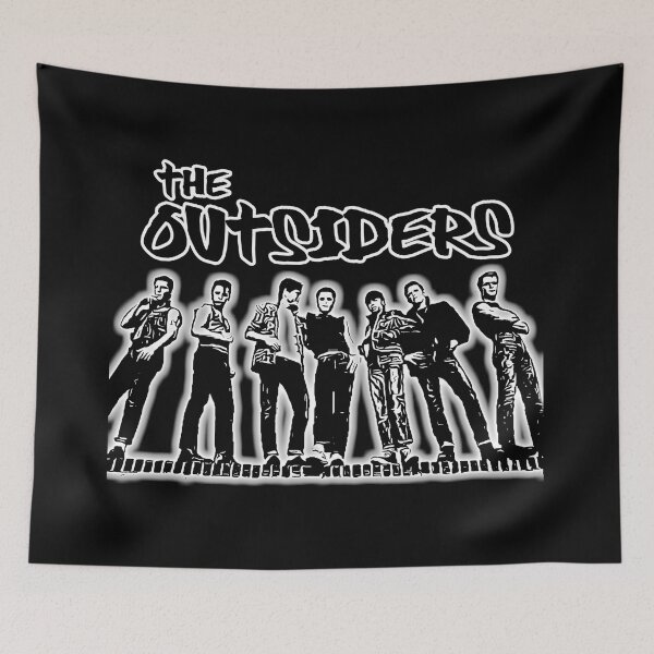 Item preview, The Outsiders Black Silhouette Standing Group designed and sold by ANTYDEPAUL.