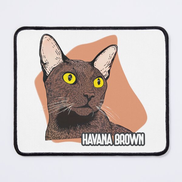 Item preview, Havana Brown Majesty: Sleek Feline Elegance designed and sold by ForeverPrintsOK.