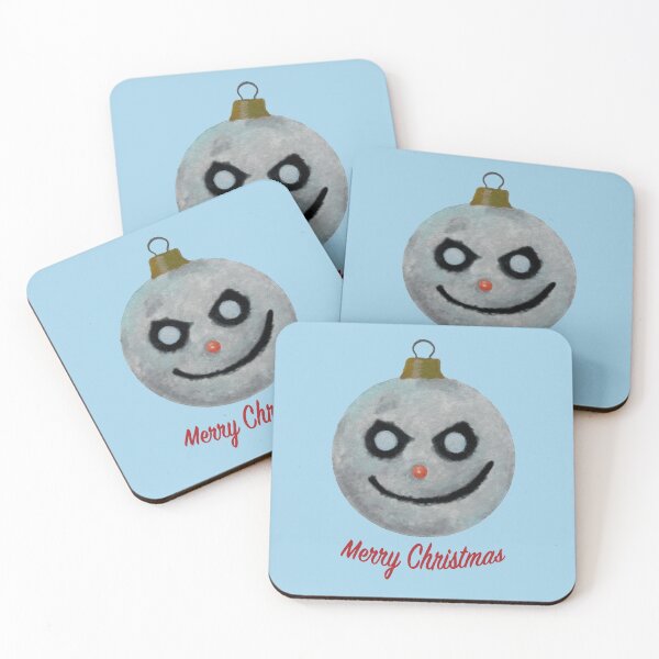 Item preview, Evil Snowman Christmas Bauble  designed and sold by BHG Art & Designs.
