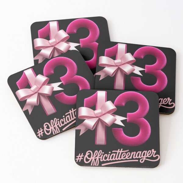 Item preview, 13th Birthday Girl Pink Coquette Bow Official Teenager 2026 designed and sold by Clairenity Studio.