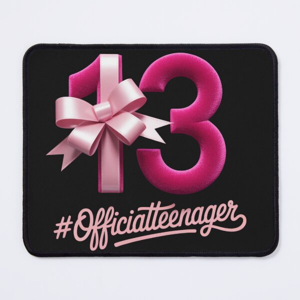 Item preview, 13th Birthday Girl Pink Coquette Bow Official Teenager 2026 designed and sold by Clairenity Studio.
