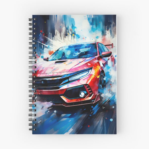 Item preview, Vibrant Hot Hatch Sports Car Bursting With Colorful Energy designed and sold by RevUpDesign.