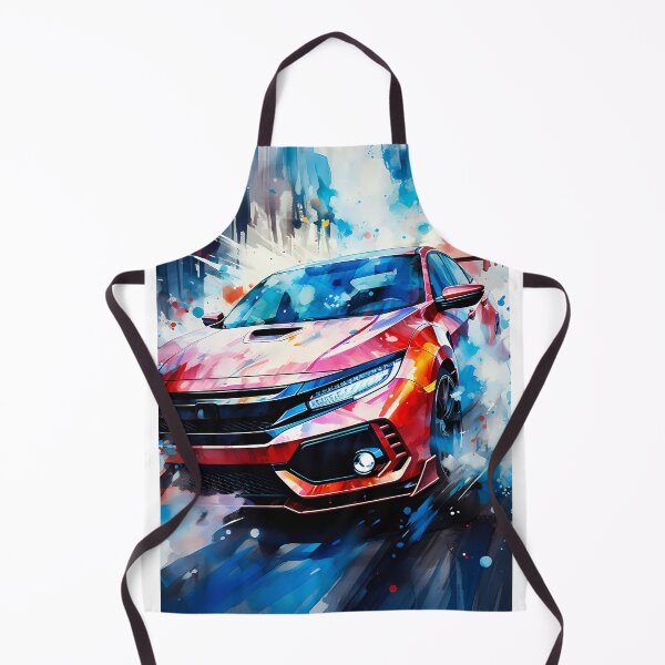 Item preview, Vibrant Hot Hatch Sports Car Bursting With Colorful Energy designed and sold by RevUpDesign.