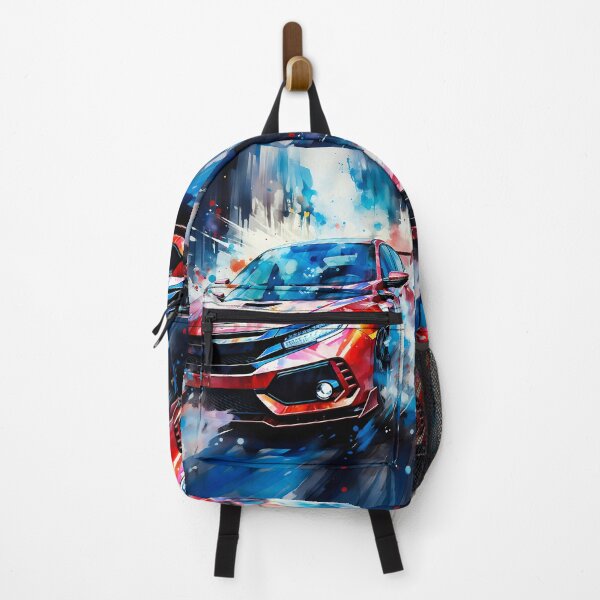 Item preview, Vibrant Hot Hatch Sports Car Bursting With Colorful Energy designed and sold by RevUpDesign.